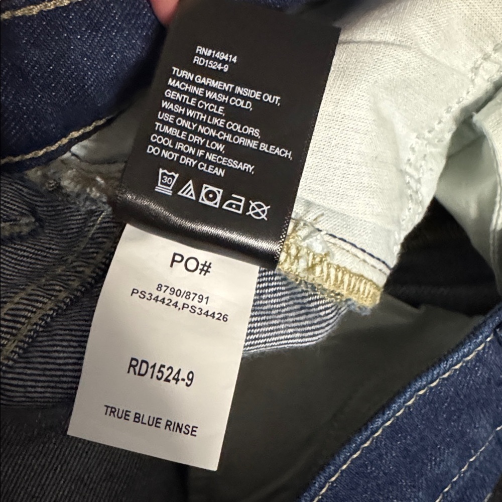 SASSON x JOHNNY WAS Lumiere Wide Leg Jean in True Blue Rinse Size 26 NWT 98 - Picture 11 of 12